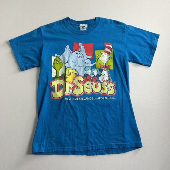 VINTAGE Dr. Seuss T-Shirt Adult Medium Universals Island of Adventure Universal - Picture 1 of 9